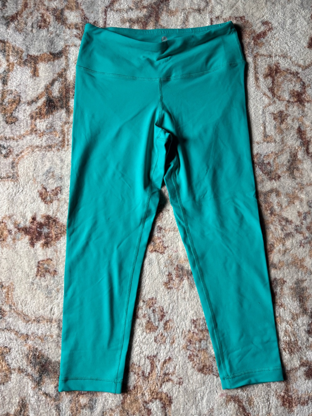 🌟3/$20 Eligible! 90 Degree By Reflex Teal High-Waisted Capri Leggings